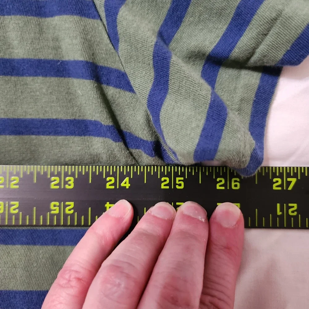 Polo Ralph Lauren Striped‎ Navy Green Men's T Shirt Tee Size XXL